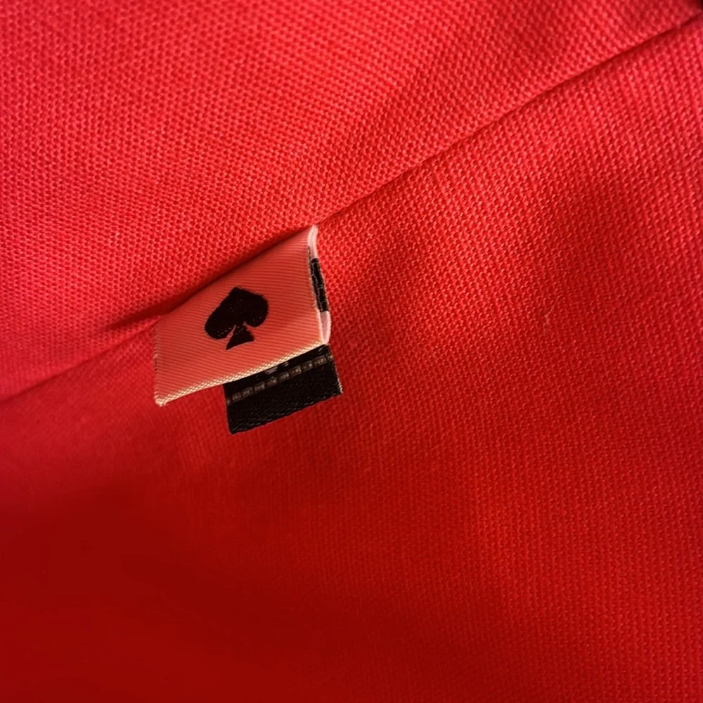 NWOT Kate Spade Straw Satchel Crossbody
Bag Pink/ Cream - Picture 5 of 11